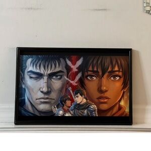 Berserk Guts Casca anime Poster